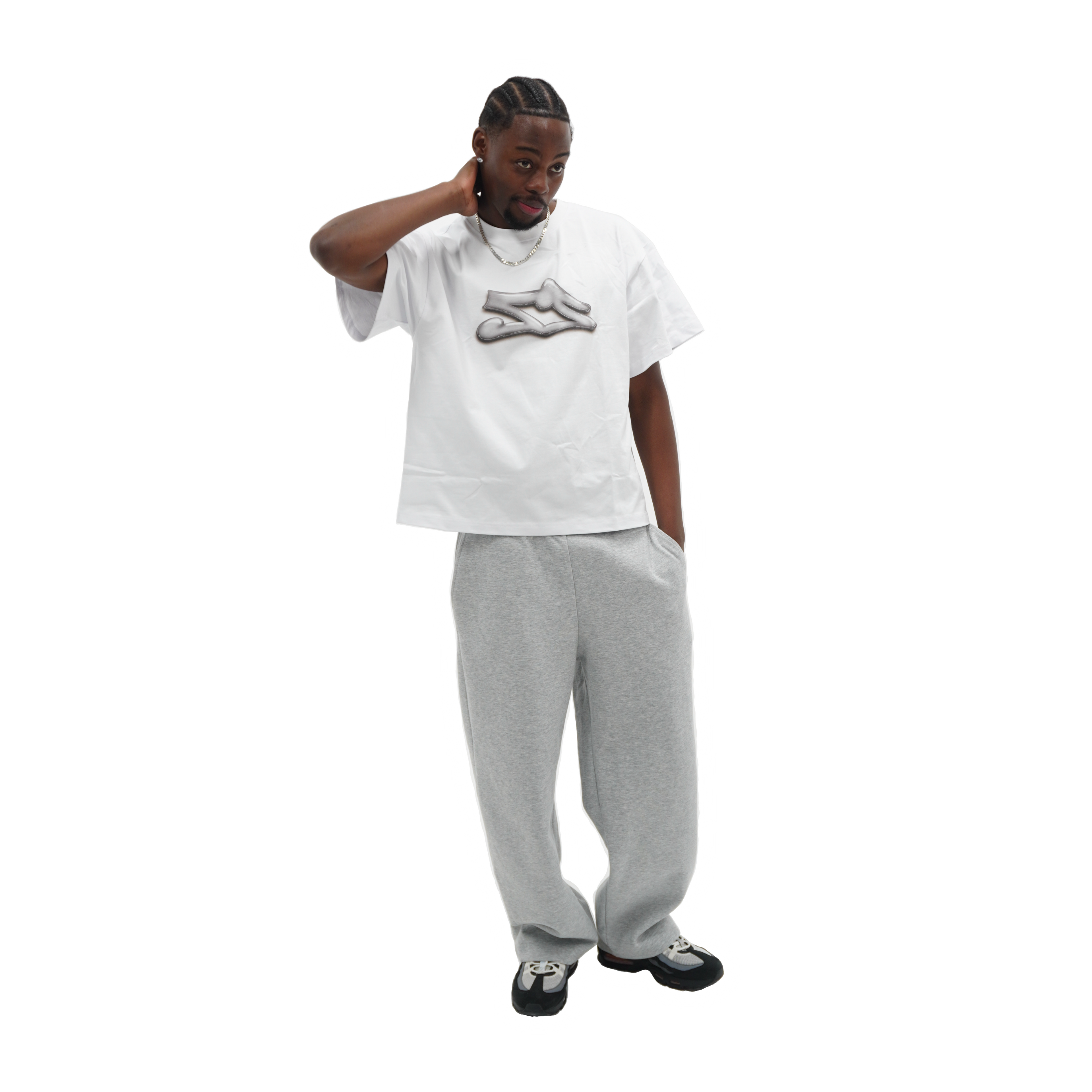 CHROME TEE [WHT]