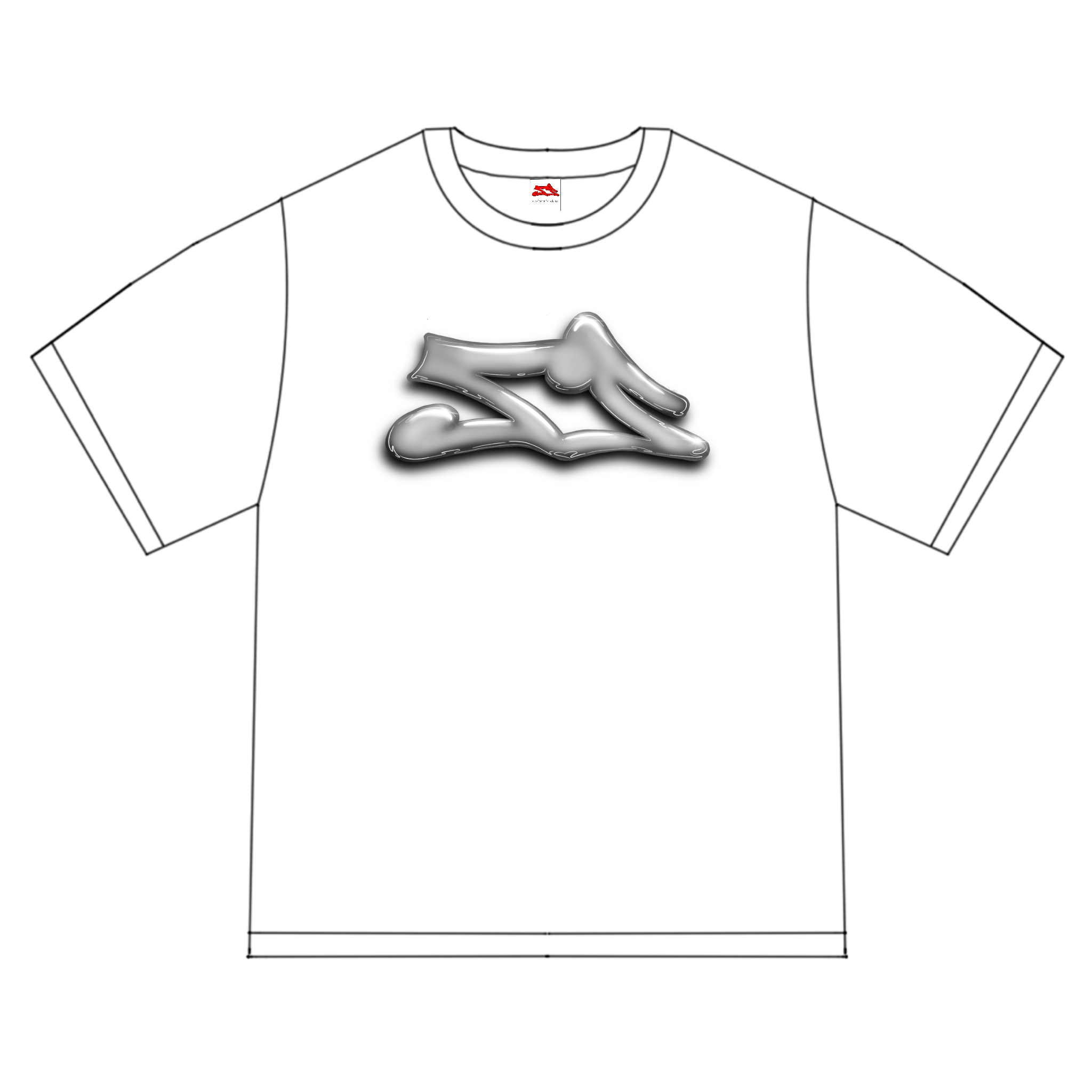 CHROME TEE [WHT]